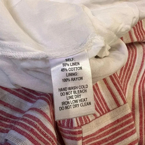 Lulus S Sleeveless Emilia Rae White and Red Striped Ruffle Culotte Jumpsuit - Picture 15 of 16